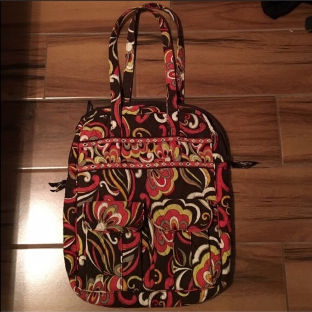 Vintage Vera Bradley Laptop Bag Brown